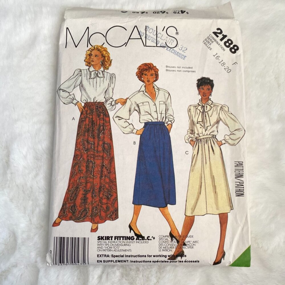 McCall's Sewing Pattern